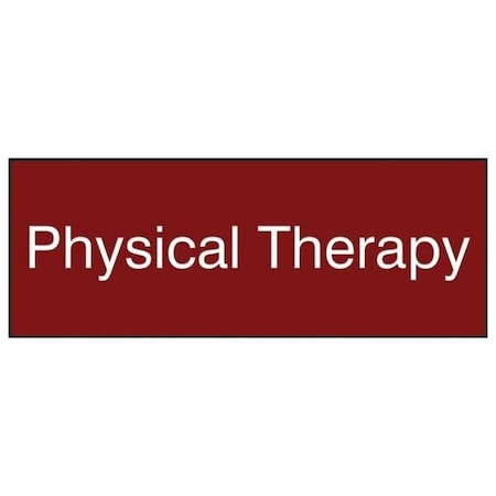 Accuform 8 in W x 3 in H, Engraved Plastic PSG912MR